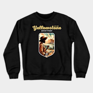 USA - NATIONAL PARK - YELLOWSTONE - Yellowstone Artists Point - 3 Crewneck Sweatshirt